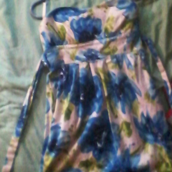 Strapless summer dress