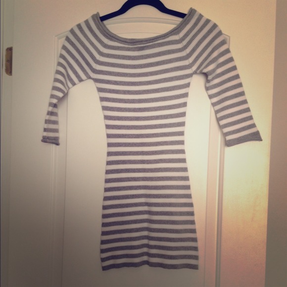 Striped Sweater Dress
