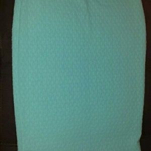 Mint pencil skirt