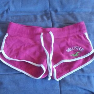 Pink hollister shorts