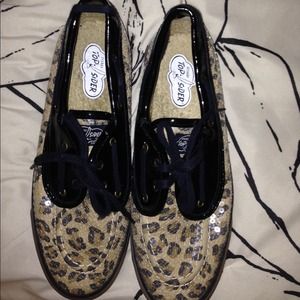 Leopard print Sperrys