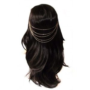 Gold hair chain