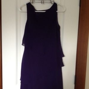 Purple semi-formal dress