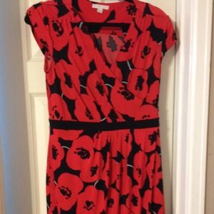Poppy faux wrap dress