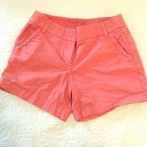 J Crew Chino Shorts in Pink