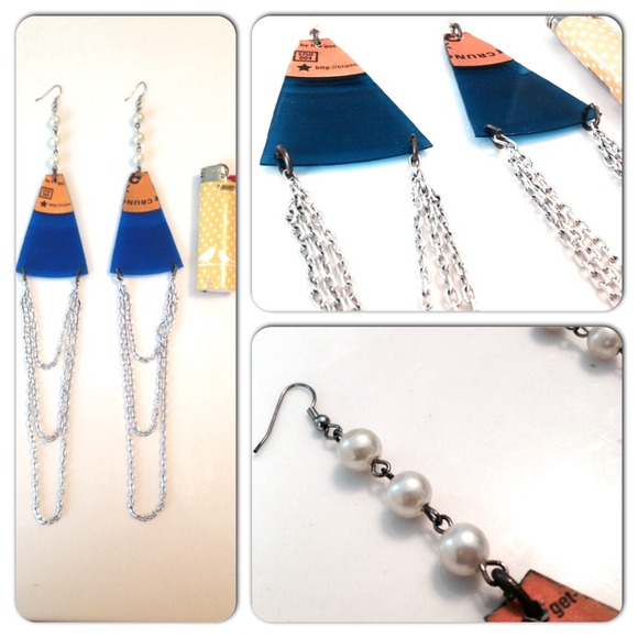 45 Record | Chain | earrings