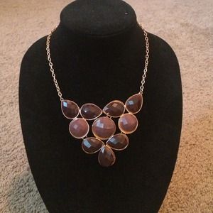 Statement necklace with matching earrings