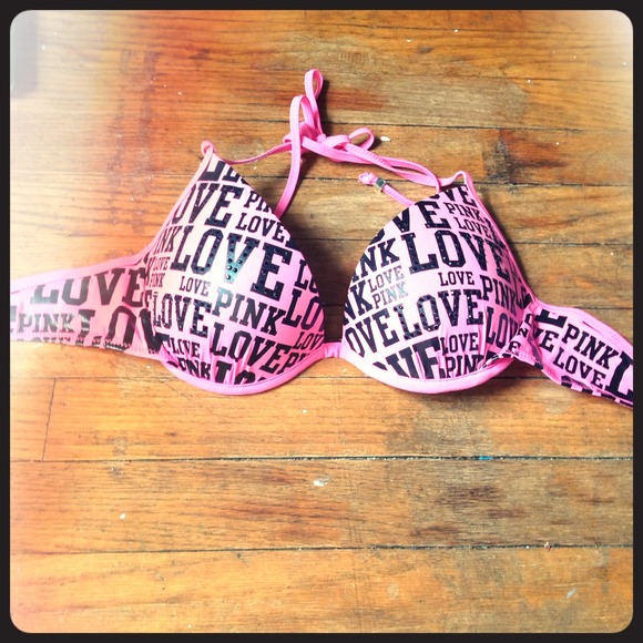 VS PINK push up swim suit top