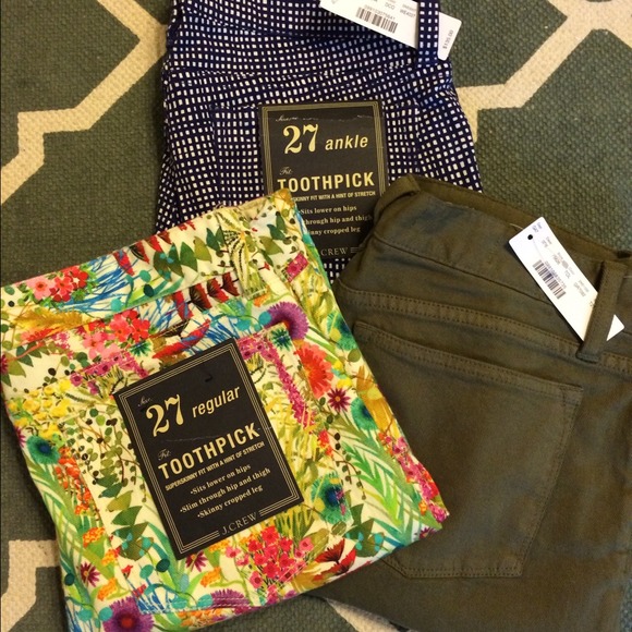 NWT JCrew toothpick Denim.
