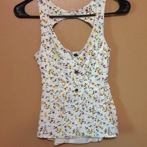 Floral tank top