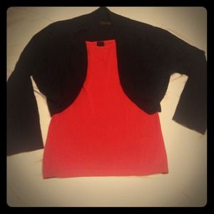 The Limited "Banded Bolero" cardigan