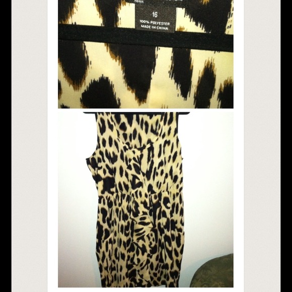 #reposh short leopard dress
