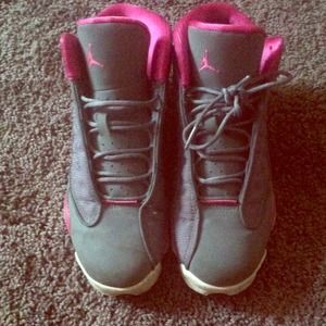 Pink and Grey Jordan's
