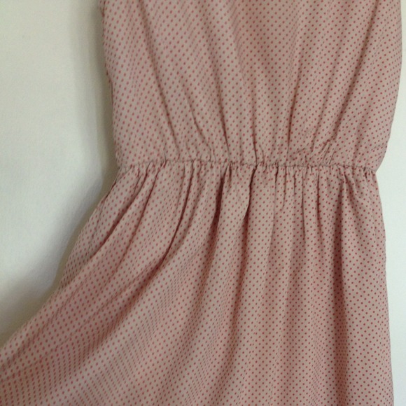 • SOLD • Peachy Polka dot dress • - Picture 4 of 4