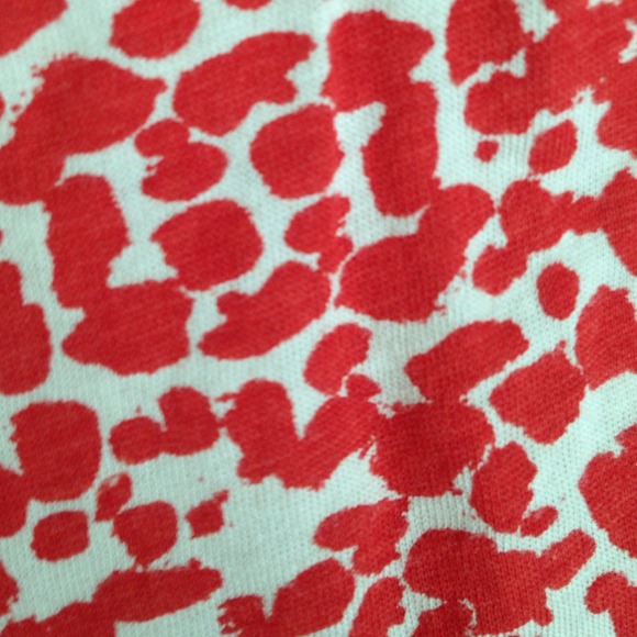 Red and white polka dotted skater skirt - Picture 2 of 2