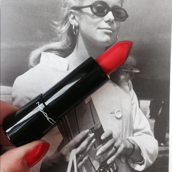 SOLD! Mac red coquette mineral lipstick