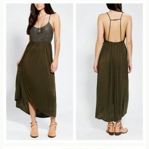 Kimchi Blue moss green dress