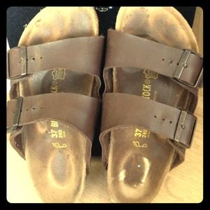 Dark brown Birkenstock