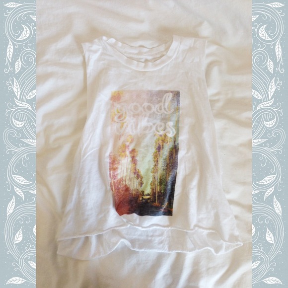 brandy melville good vibes tank top