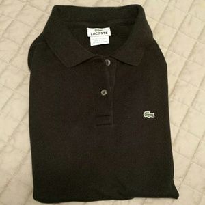 Black Lacoste Women's Polo Shirt