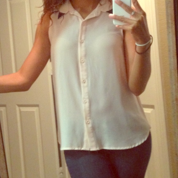 Pink sheer shirt