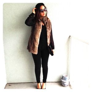 Zara Fur Vest