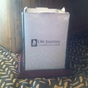 Picture candle holder