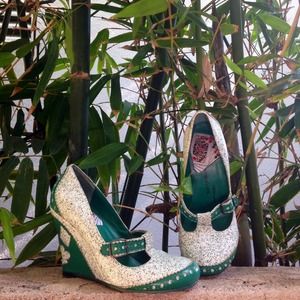 SOLD!  Irregular Choice Sky High Wedge Heels