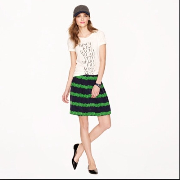 J Crew Silk Skirt