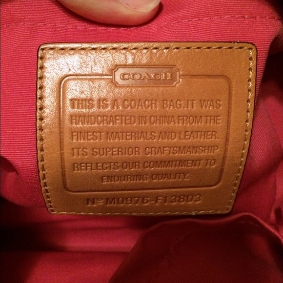 Beautiful Coach Diaper bag!