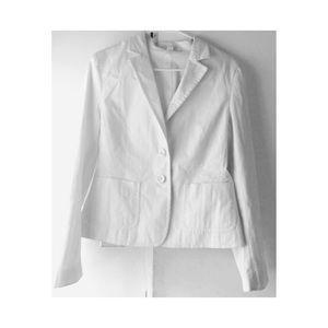 Express Design Studio Off White button work Blazer