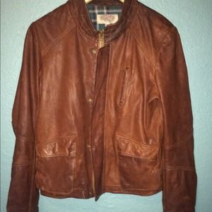 Real leather jacket