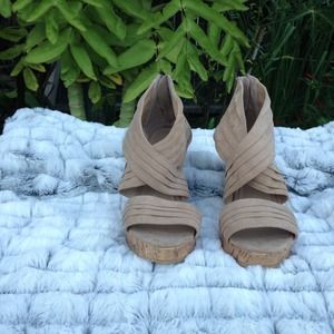 Forever 21 Tan Wedges