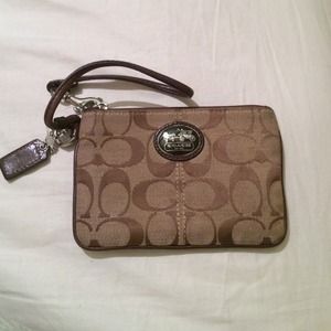 Authentic coach wristlet