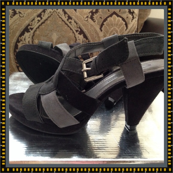 Faux-suede sandals
