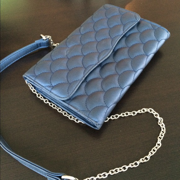 Sold!!!!!!! Metallic blue clutch
