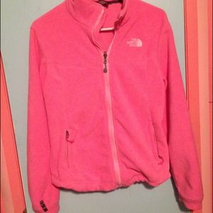 Pink north face