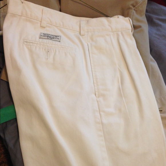 White Ralph Lauren polo shorts **MENS