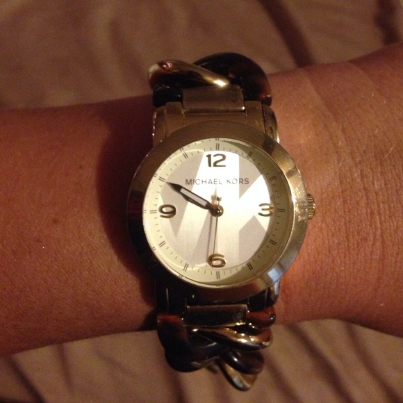 Micheal kors tortoise watch