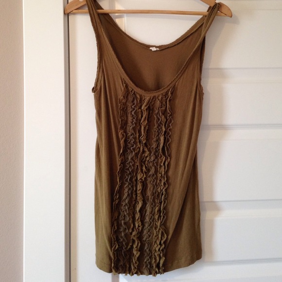 Olive green JCrew tank