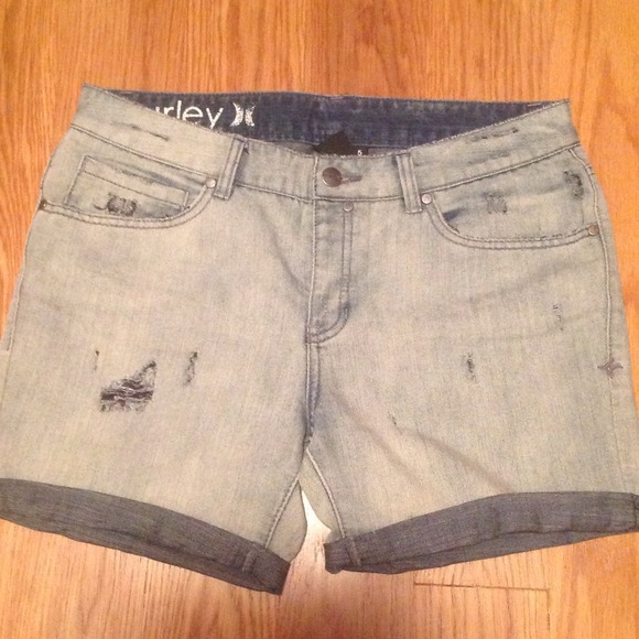 Hurley distressed shorts