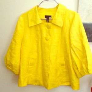 H&M Cropped sleeve swing jacket