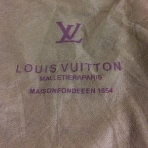 Louis Vuitton dust bag!