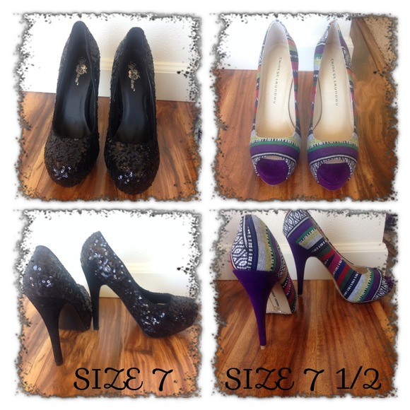 Two pairs of never worn shoes!