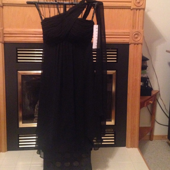 Bill Levkoff design black evening gown - Picture 2 of 4