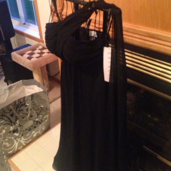 Bill Levkoff design black evening gown - Picture 3 of 4