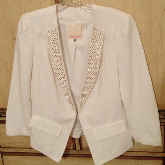 Host Pick!! Rebecca Taylor silk/linen jacket
