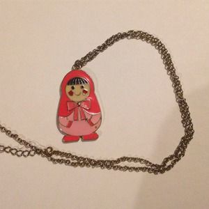 Happy Russian Doll Necklace