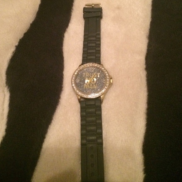 Trust no man gorgeous watch!