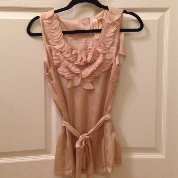 Silk blouse, ruffled blouse - Picture 1 of 3